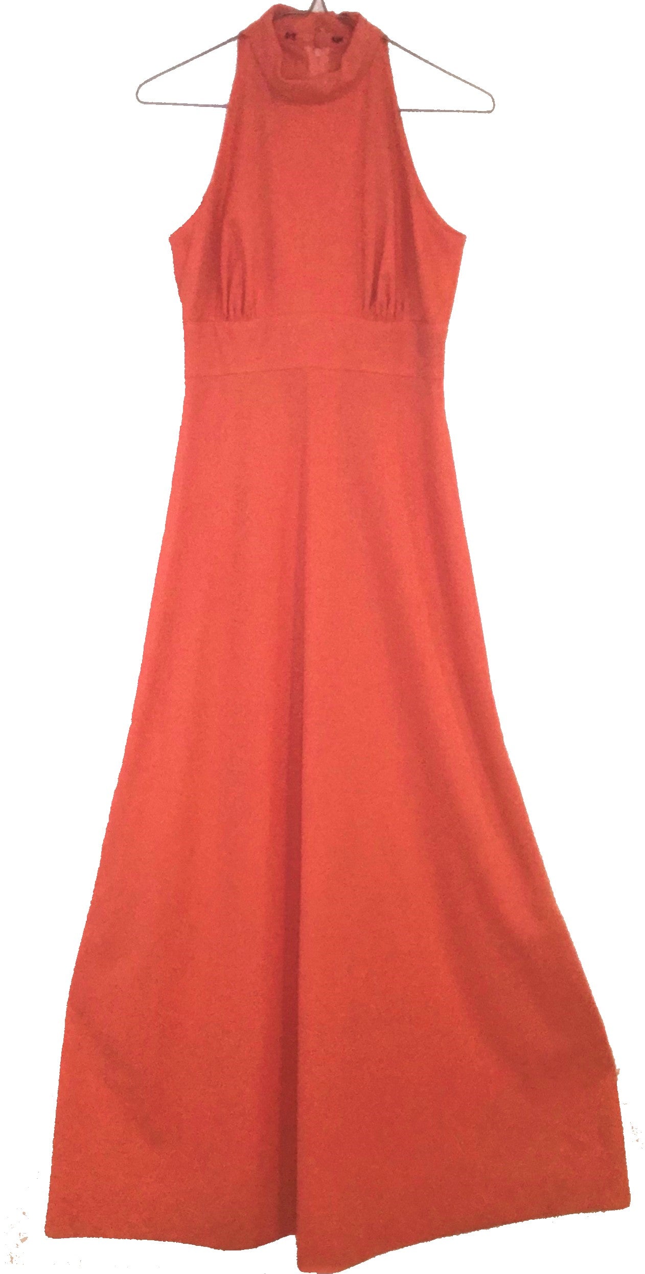 XL08- Salmon 2pc. xtra long dress 33C/28W