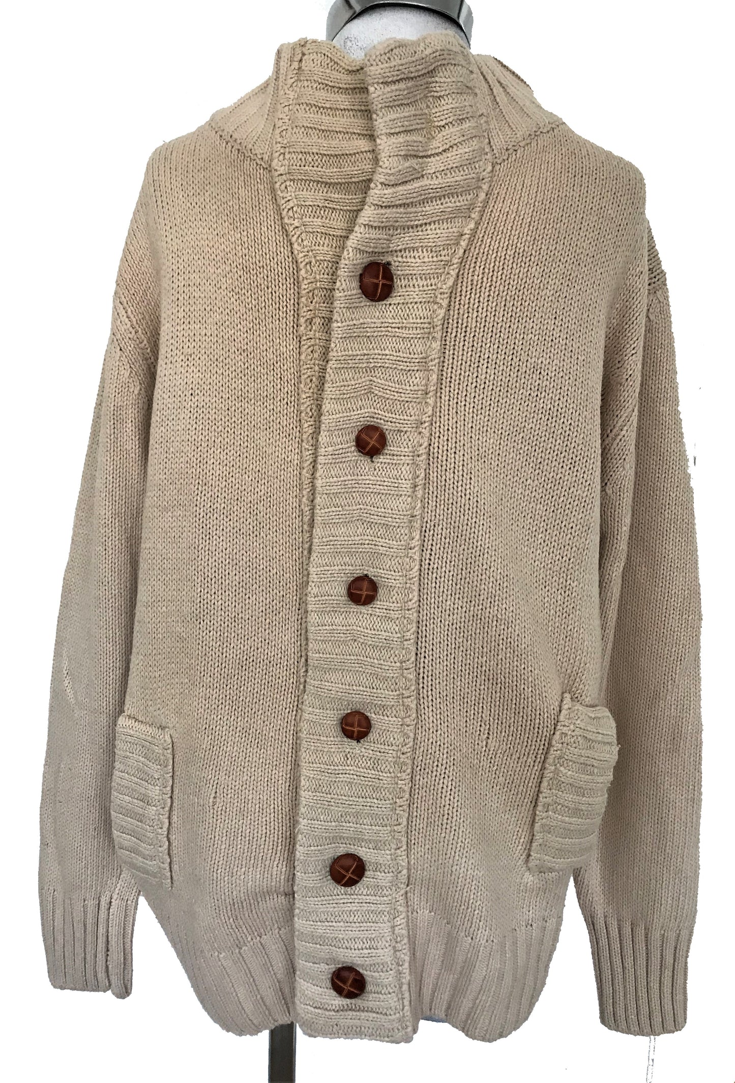 SC16- Beige knit cardigan, 42C