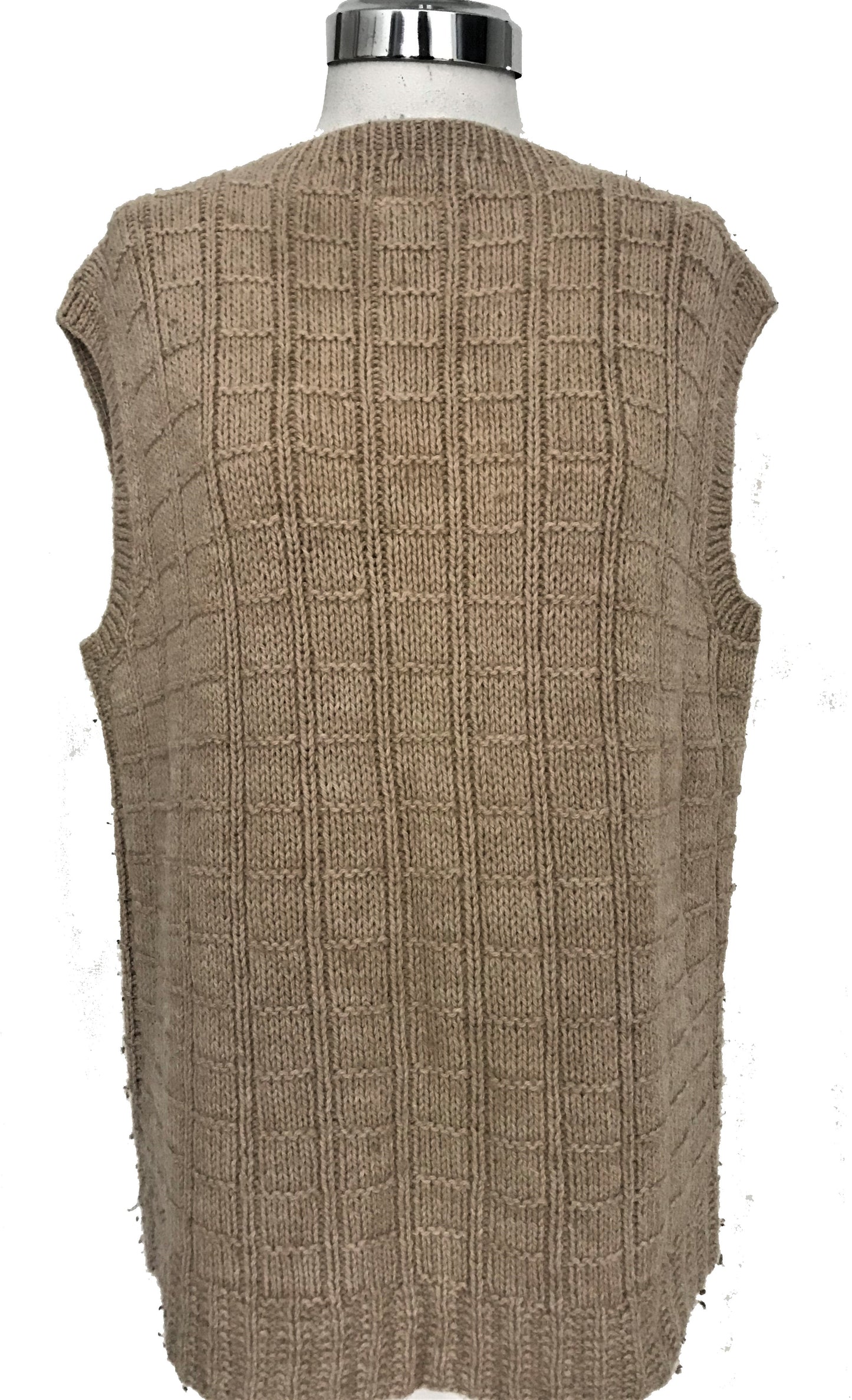 SV02-Beige knit vest 40C