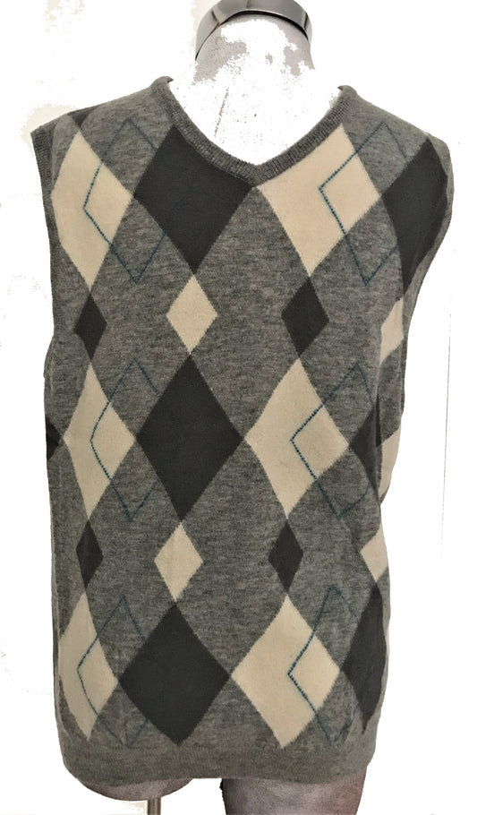 SV13-Grey diamond vest 36C