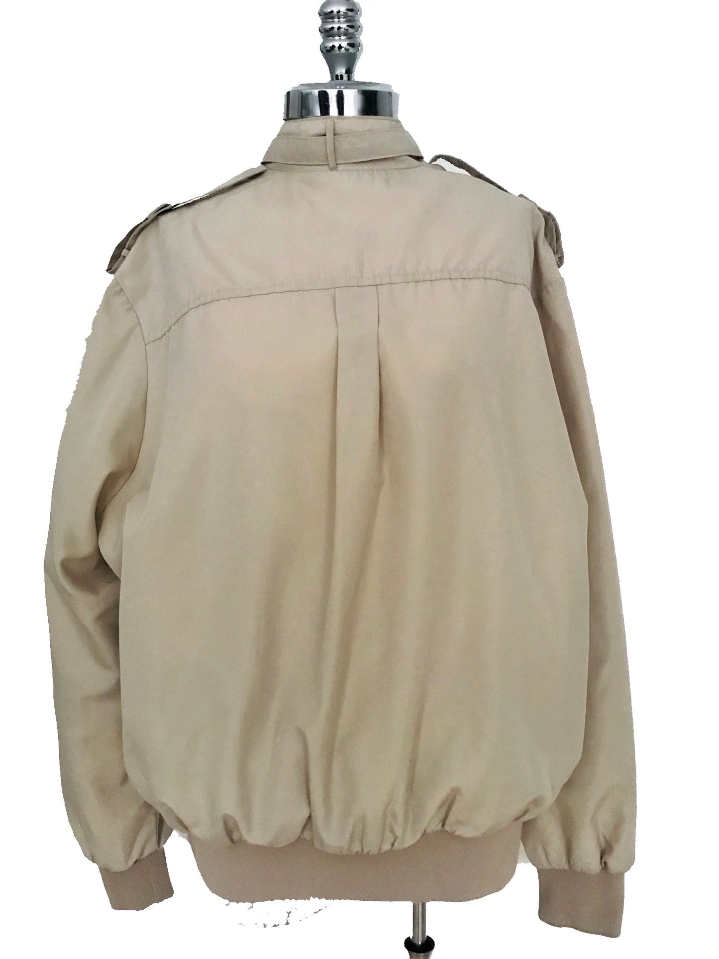 MLJ01-Tan 80's windbreaker 46-48C