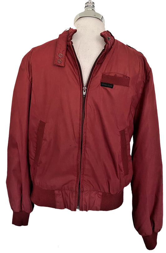 MLJ14- Burgundy snap jacket 42C