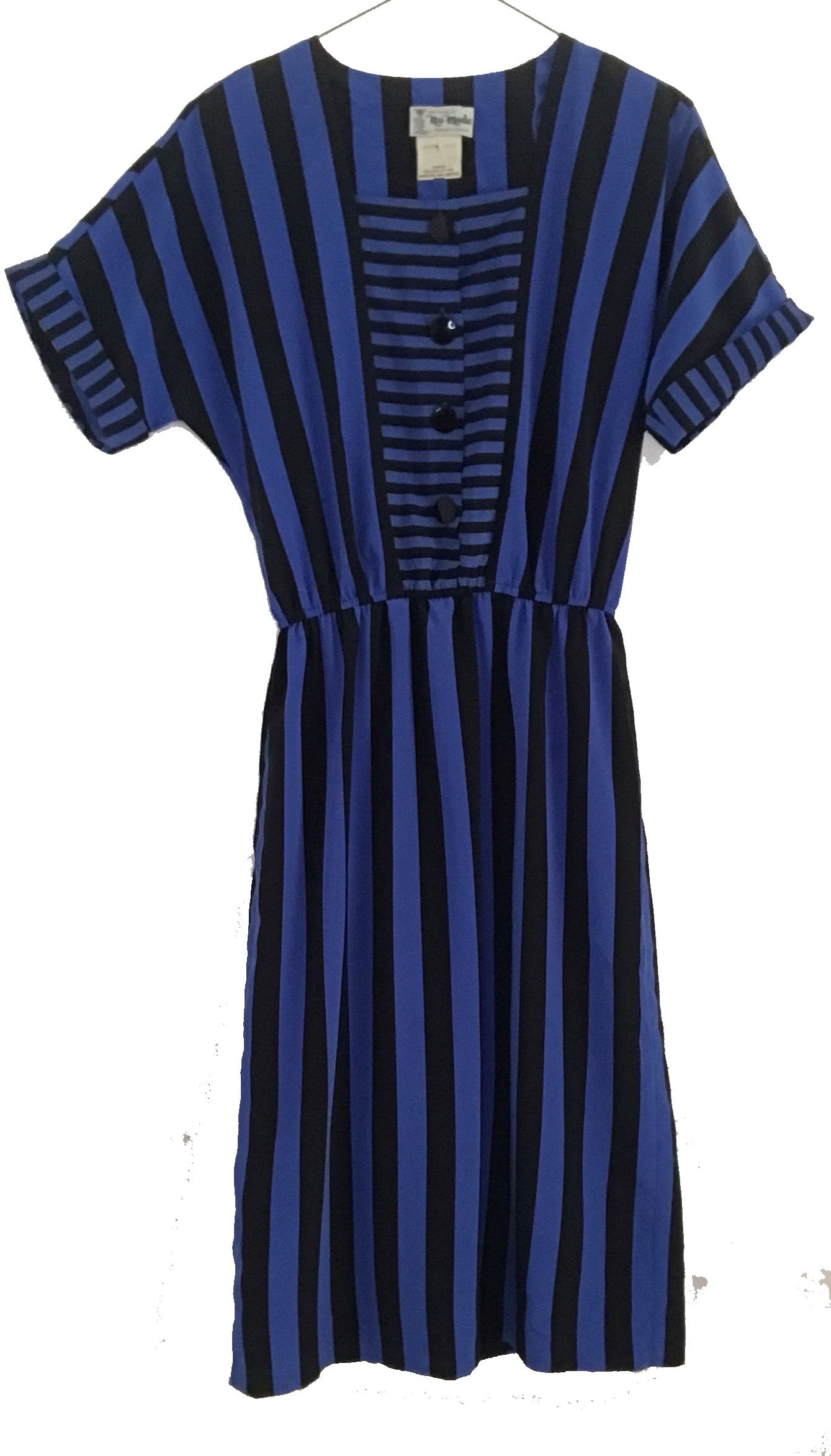 M13- Blue stripe midi dress 36C/30W