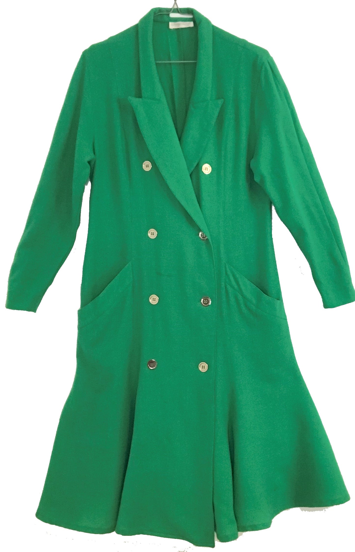 M19- Kelly green midi dress 38C/34W