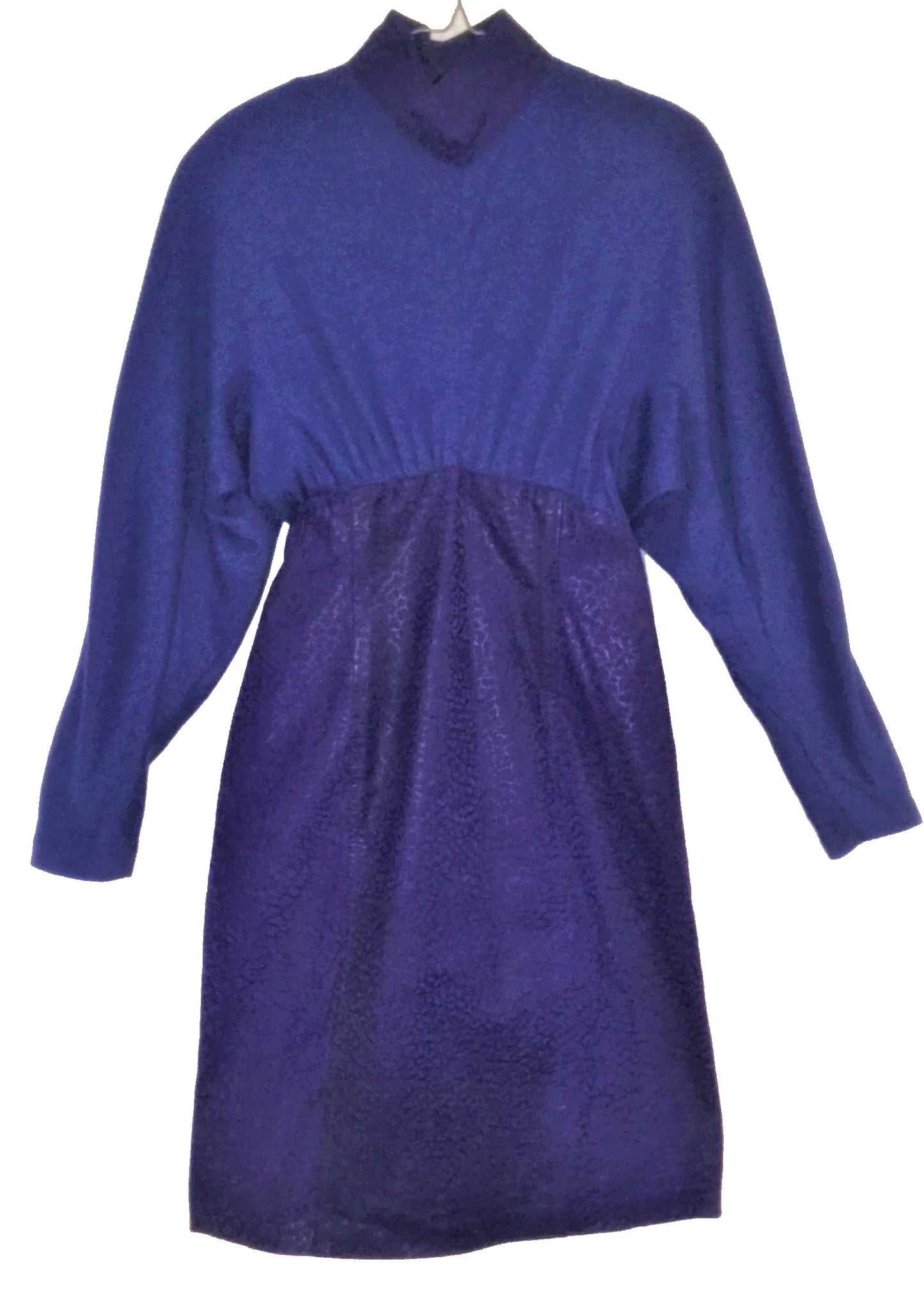 M25- Royal blue suede midi dress 34C/28W