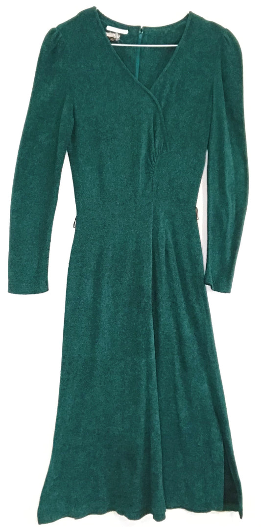 M59- Green felt midi dress 30C/24W