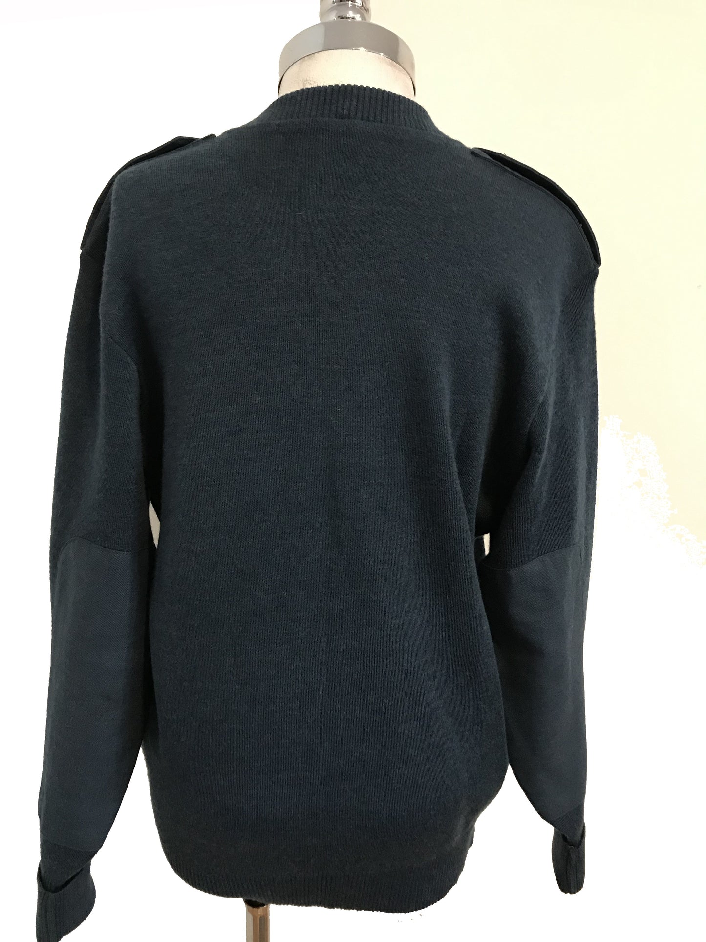 MSW01- Blue military sweater 38/40