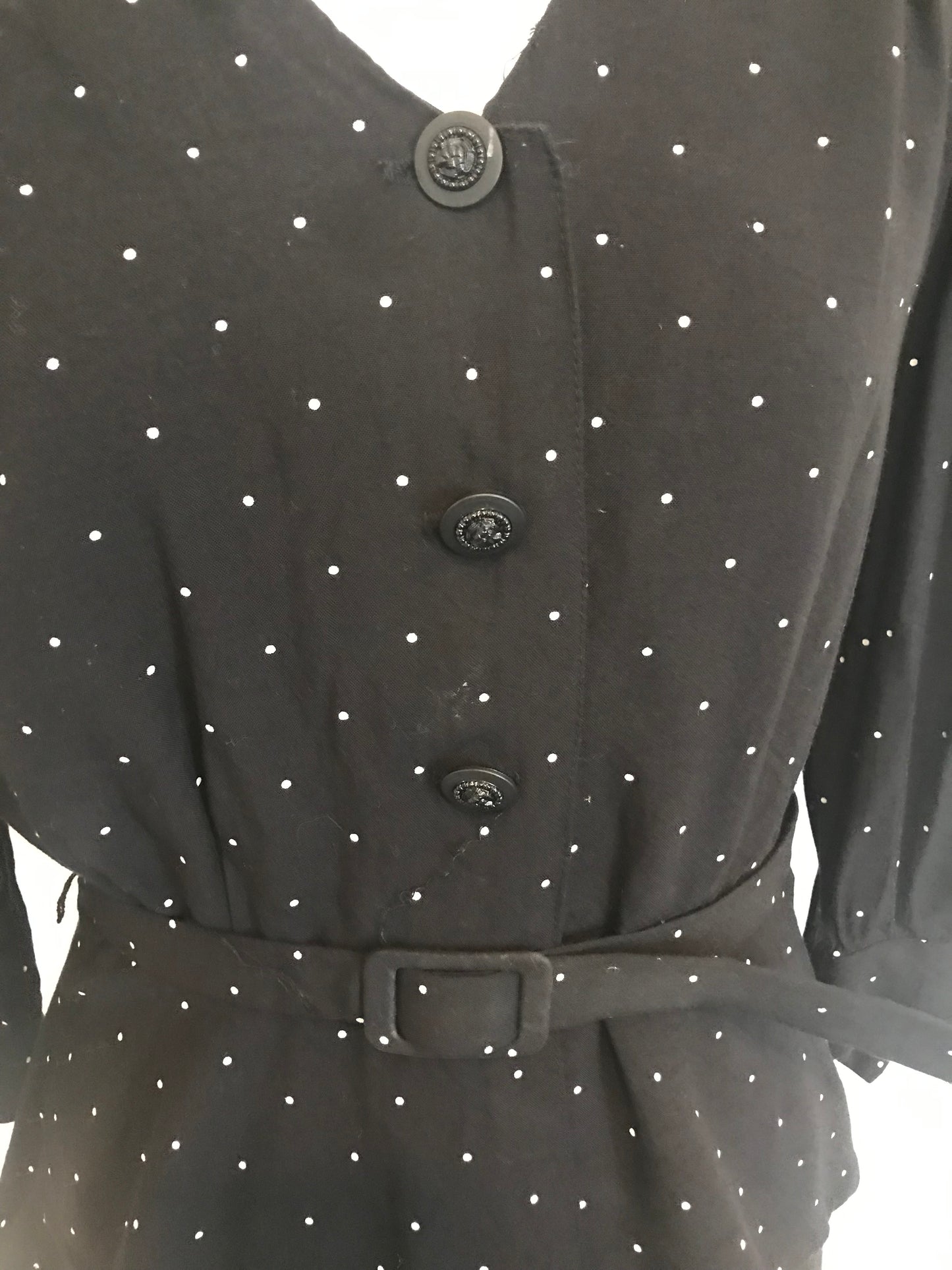 M17H- Poka dot blouse skirt 36C/26W