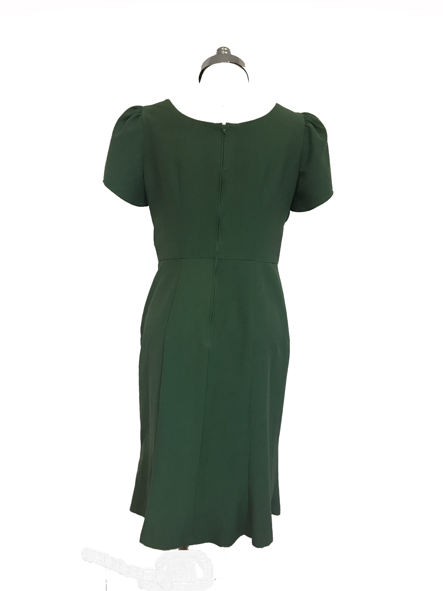 M10H-Emerald green midi dress 36C/30W