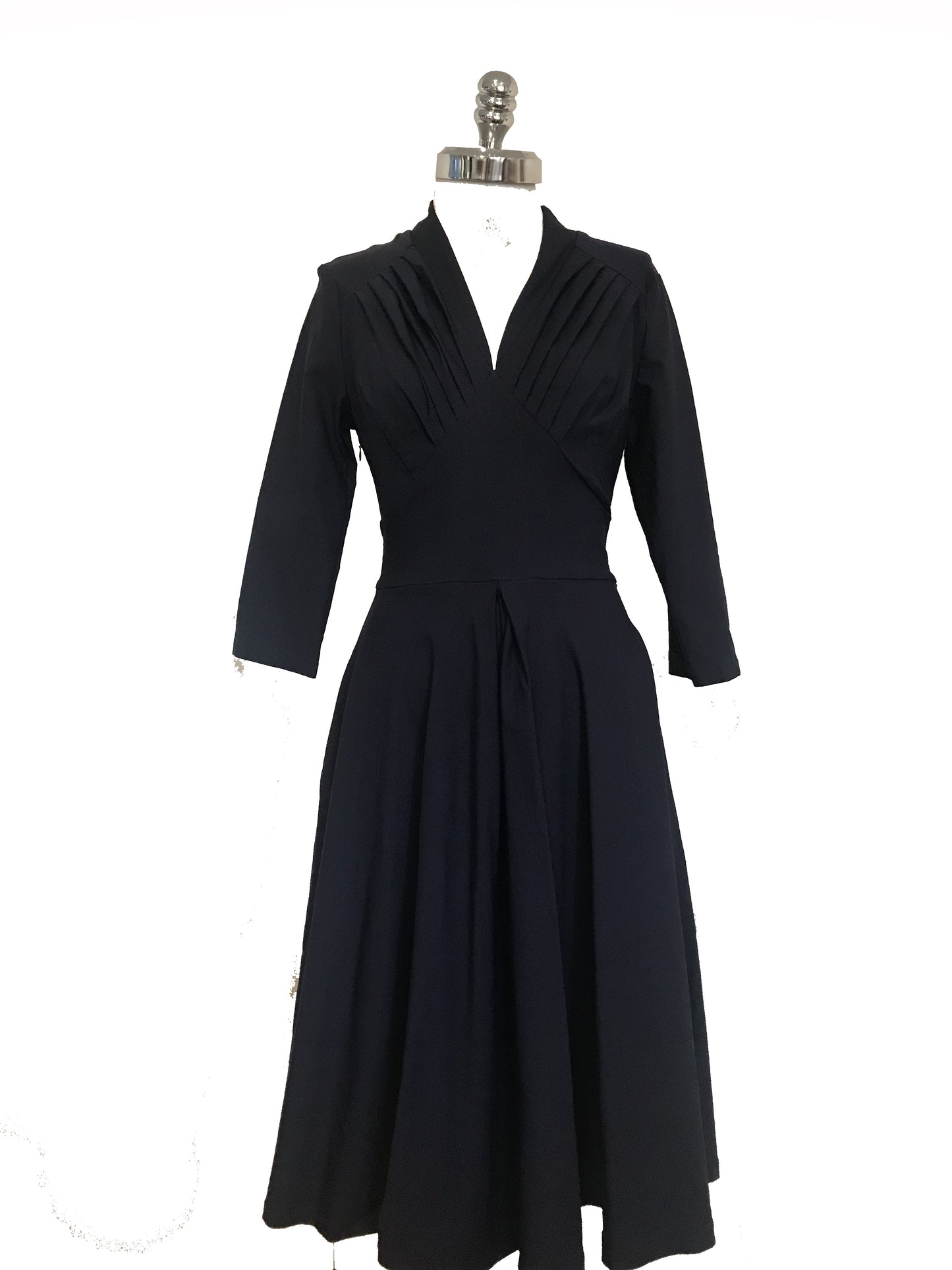 M09H- Navy A-line dress 33C/26W