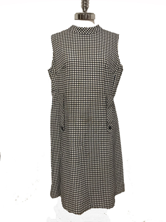 M02H- Checked midi dress 40.5C/36W