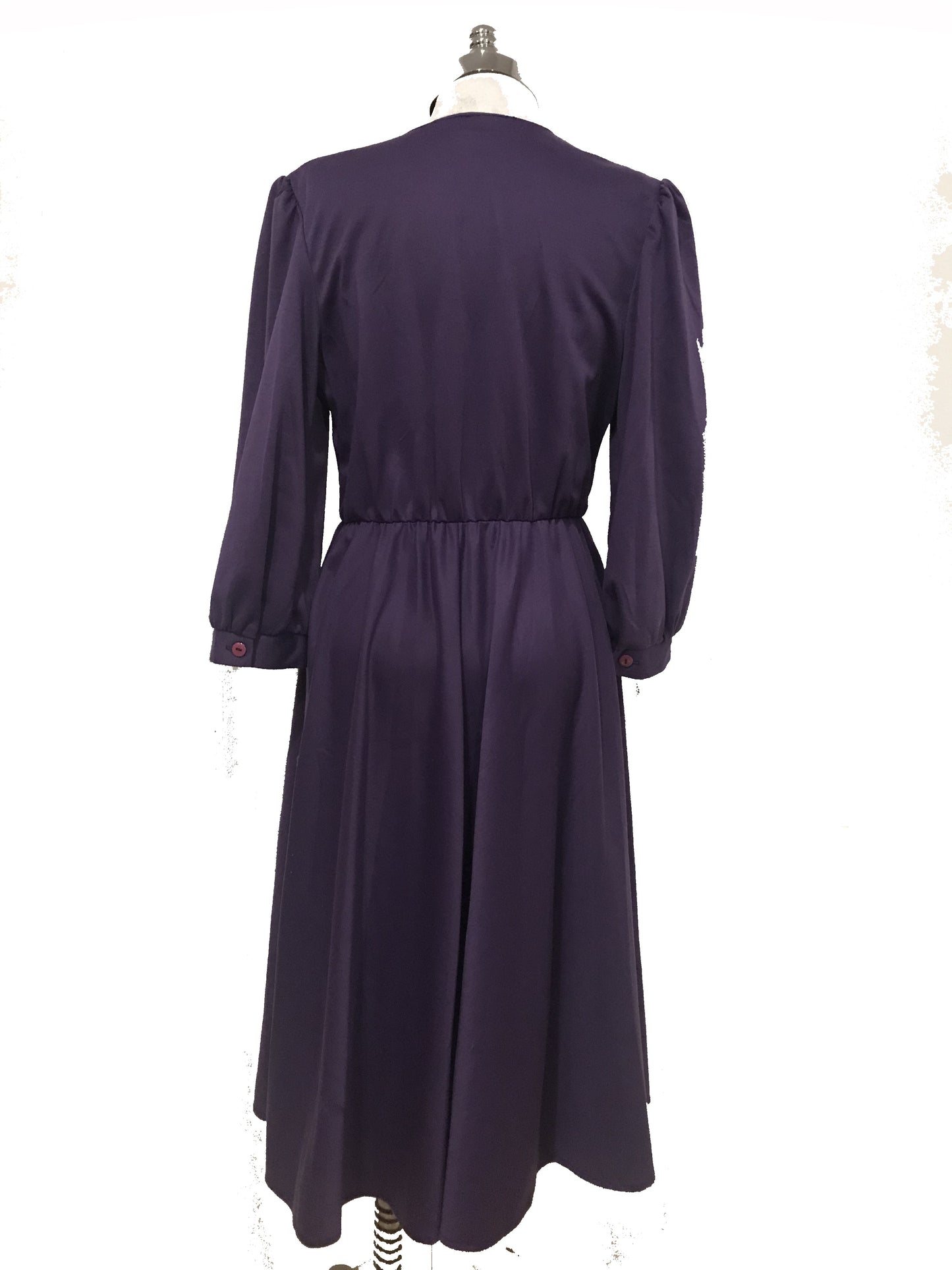 M65-Deep purple midi dress 35C/30W