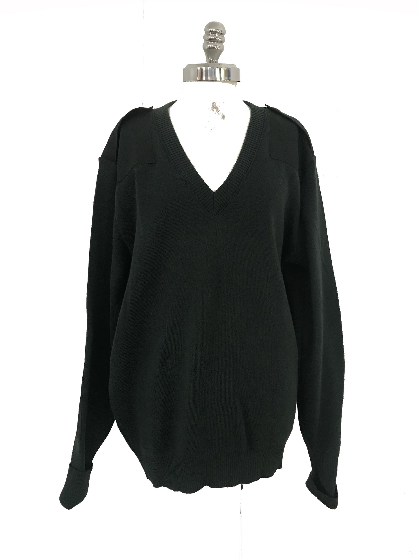 MSW09-12 Dark green military sweater