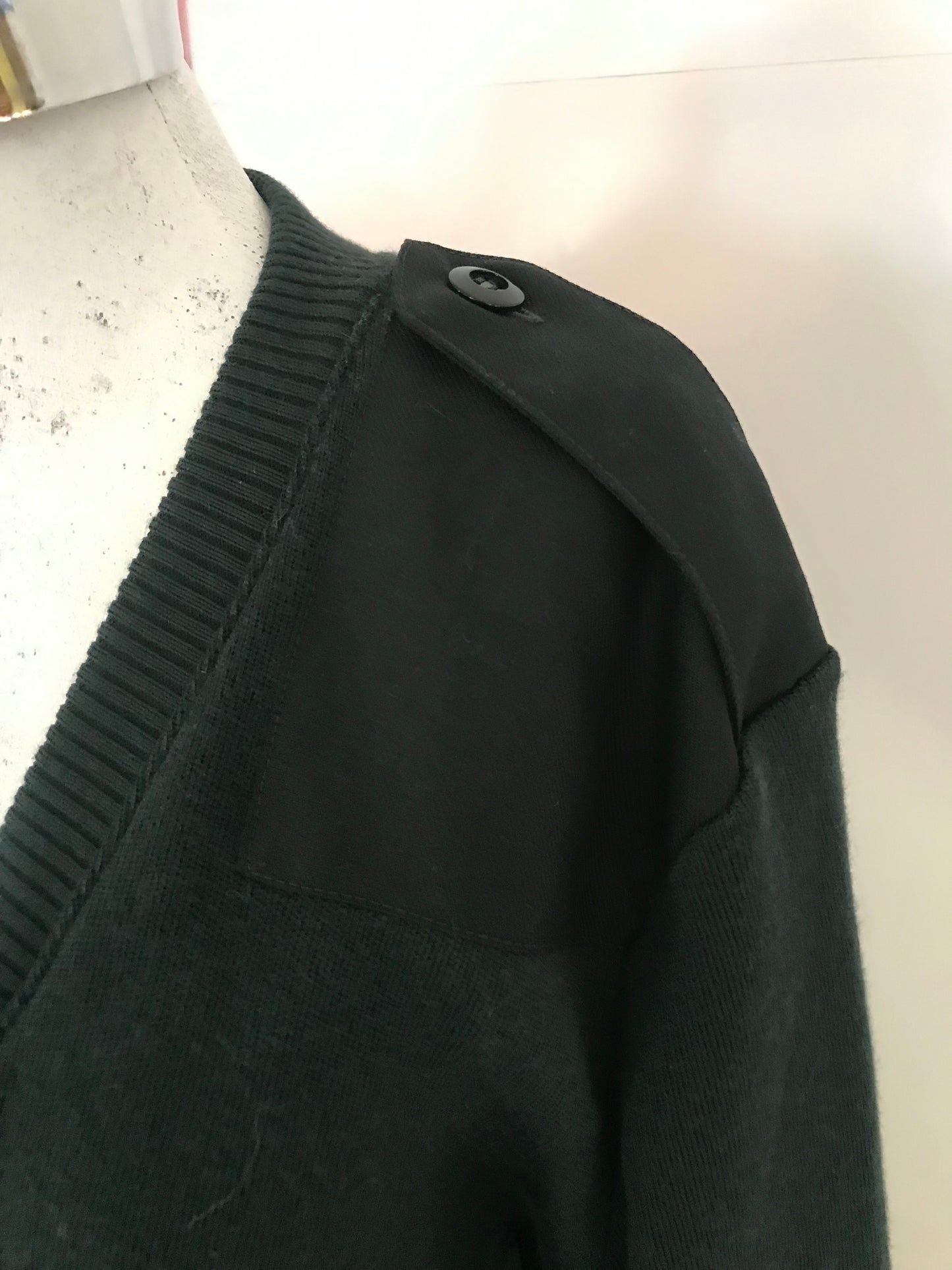 MSW09-12 Dark green military sweater