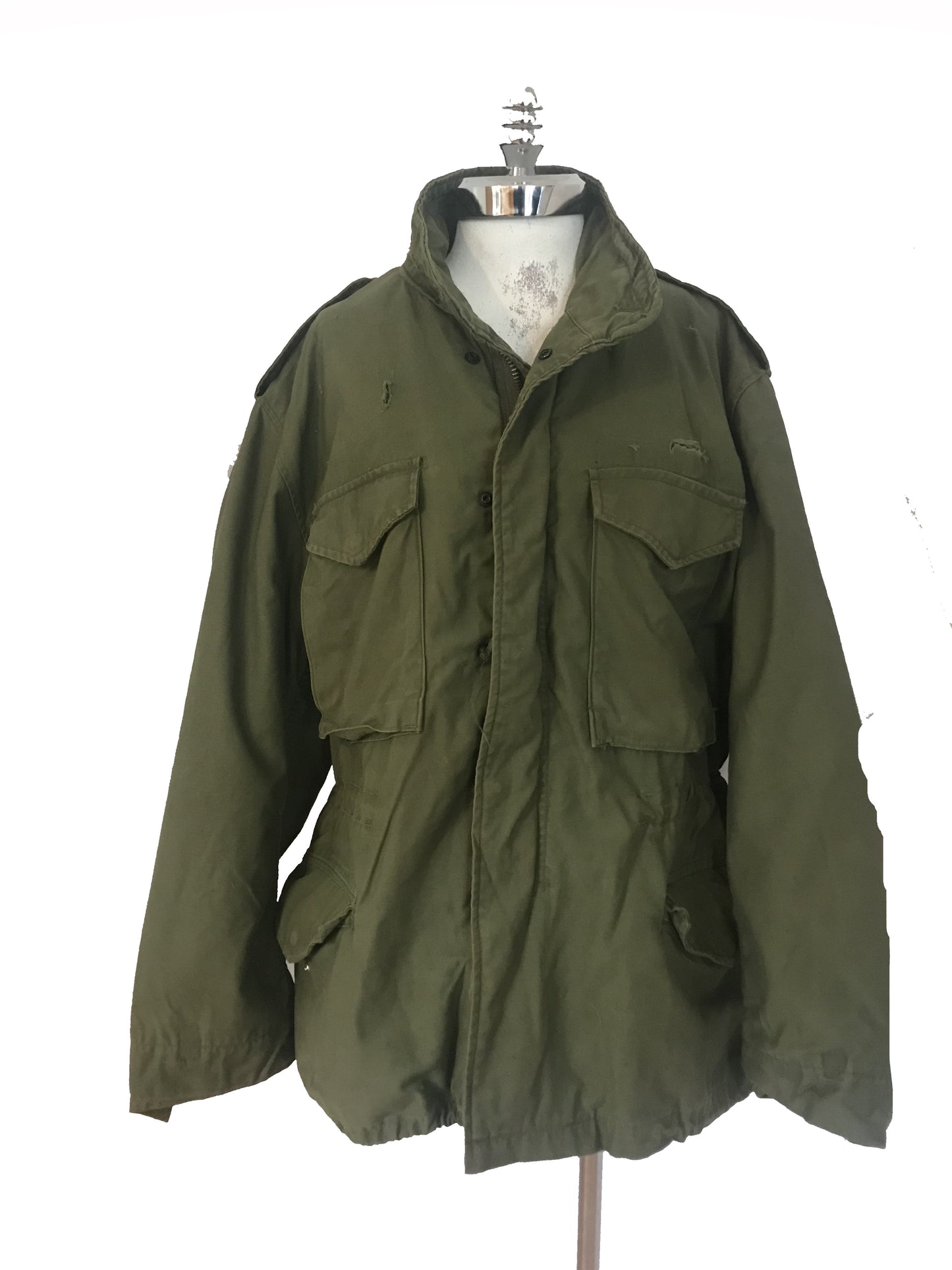 MJ02- Green combat military jacket 42/44C