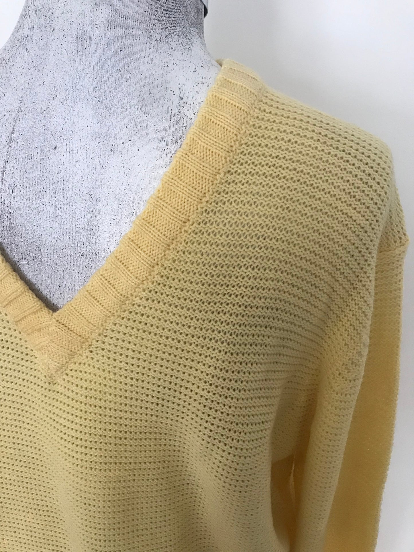 SW29- Canary Yellow sweater 38-40C