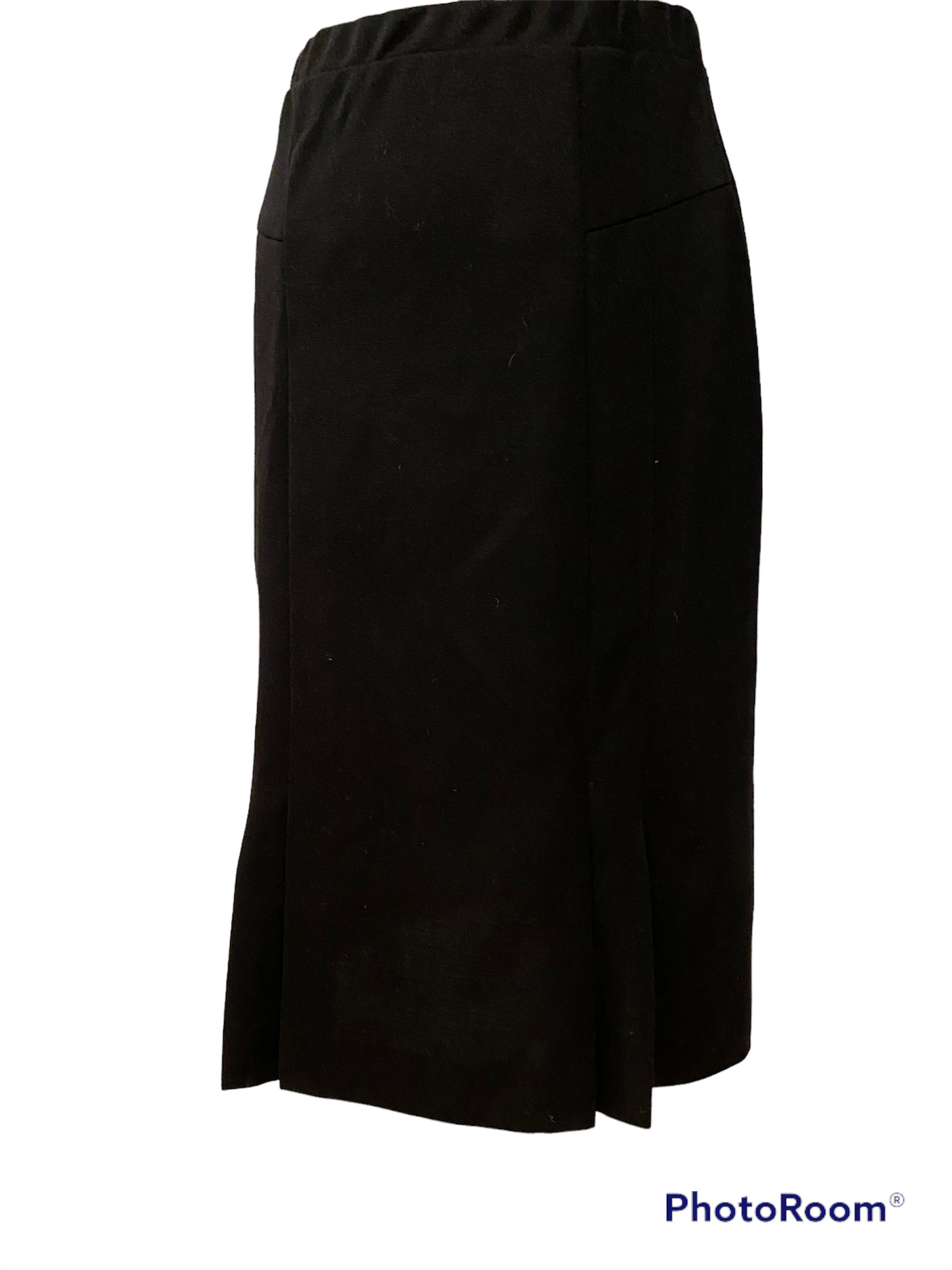 WS07- Black poly skirt 28W