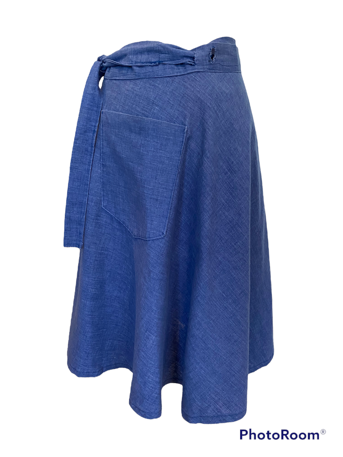 WS12- Blue Denim wrap 30W