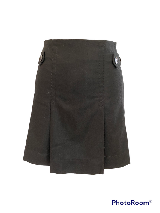 WS16-Black short box pleat skirt 32W