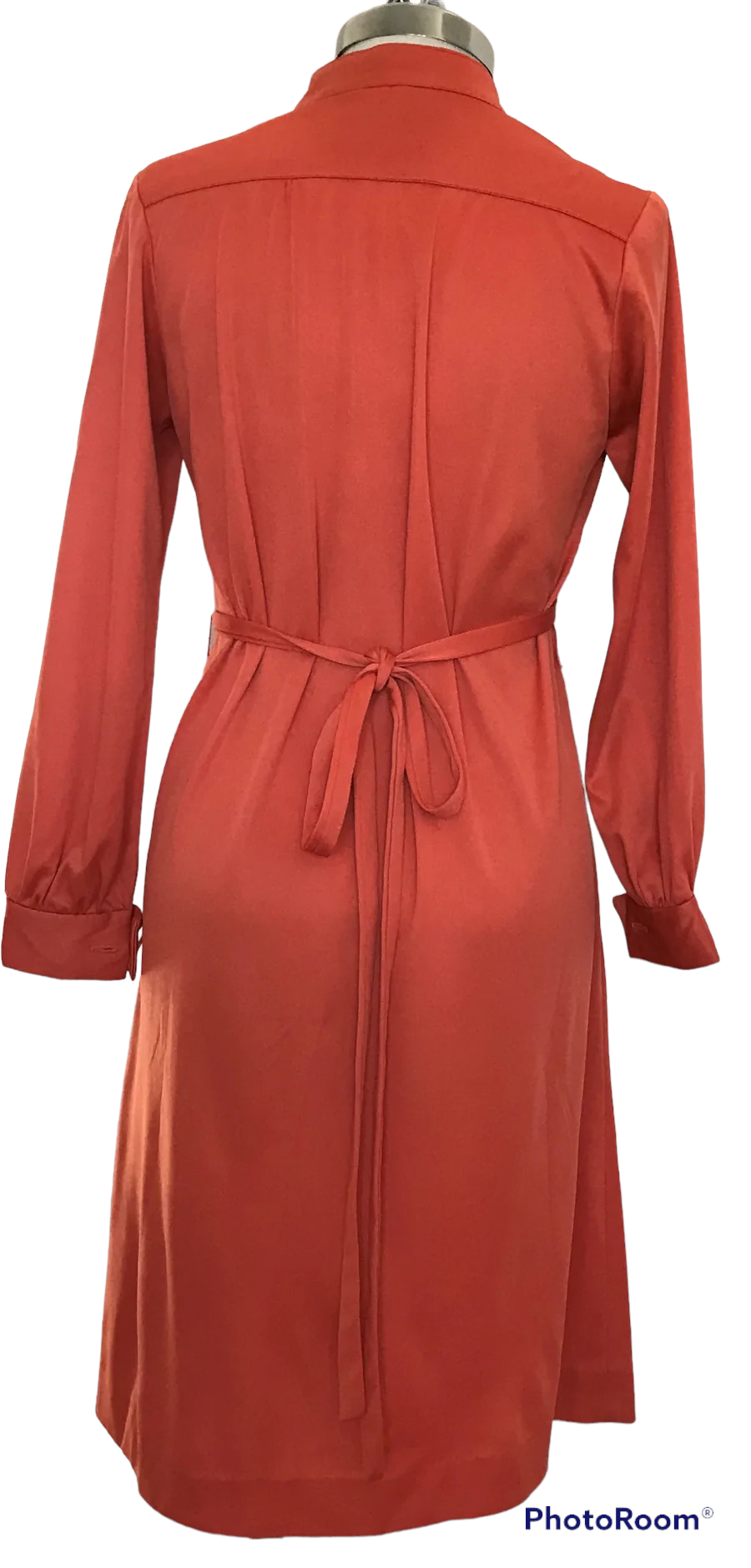 M76- Orange midi dress 34C