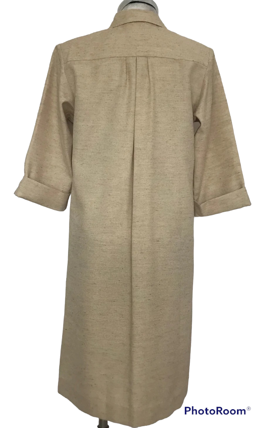 M83- Beige linen dress 37C