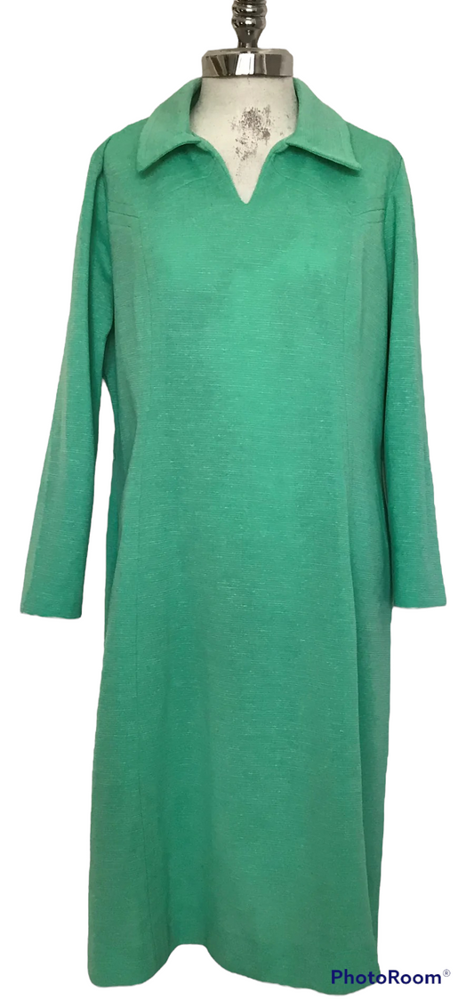 M86- Oxford green midi dress 43C/40W