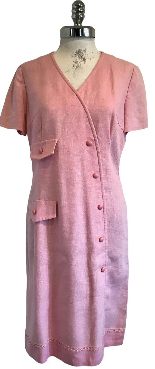 M40H-Baby Pink midi dress 38C/33W