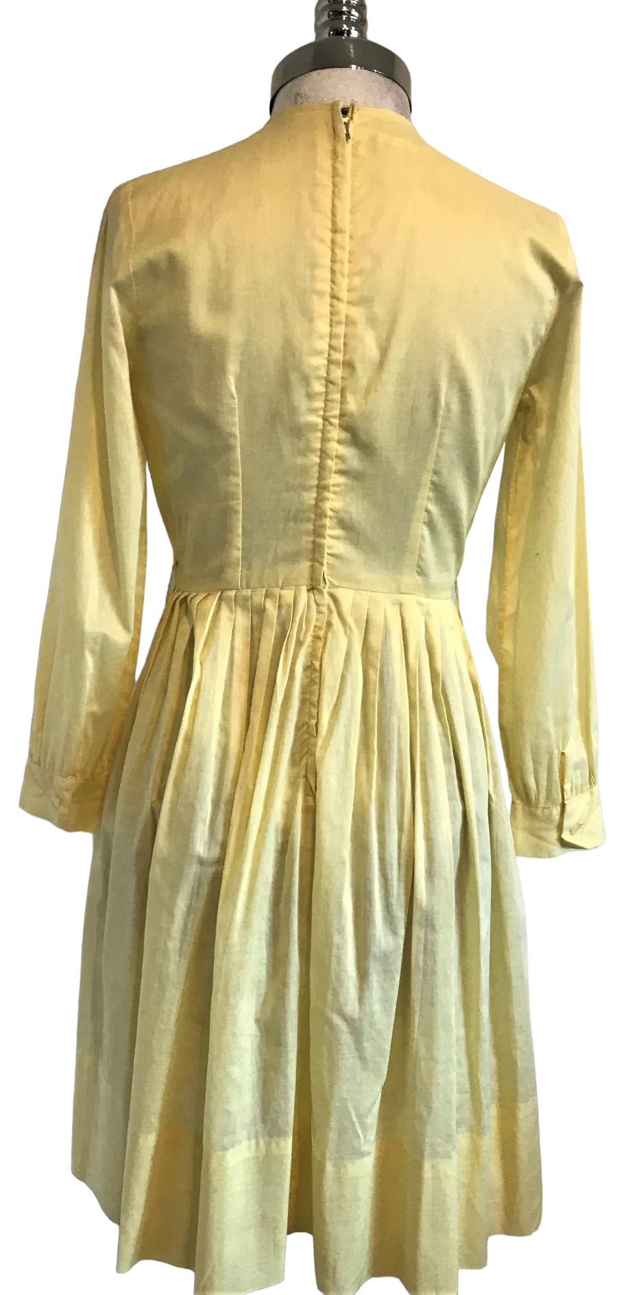 M32H-Pale yellow midi dress 34C/26W