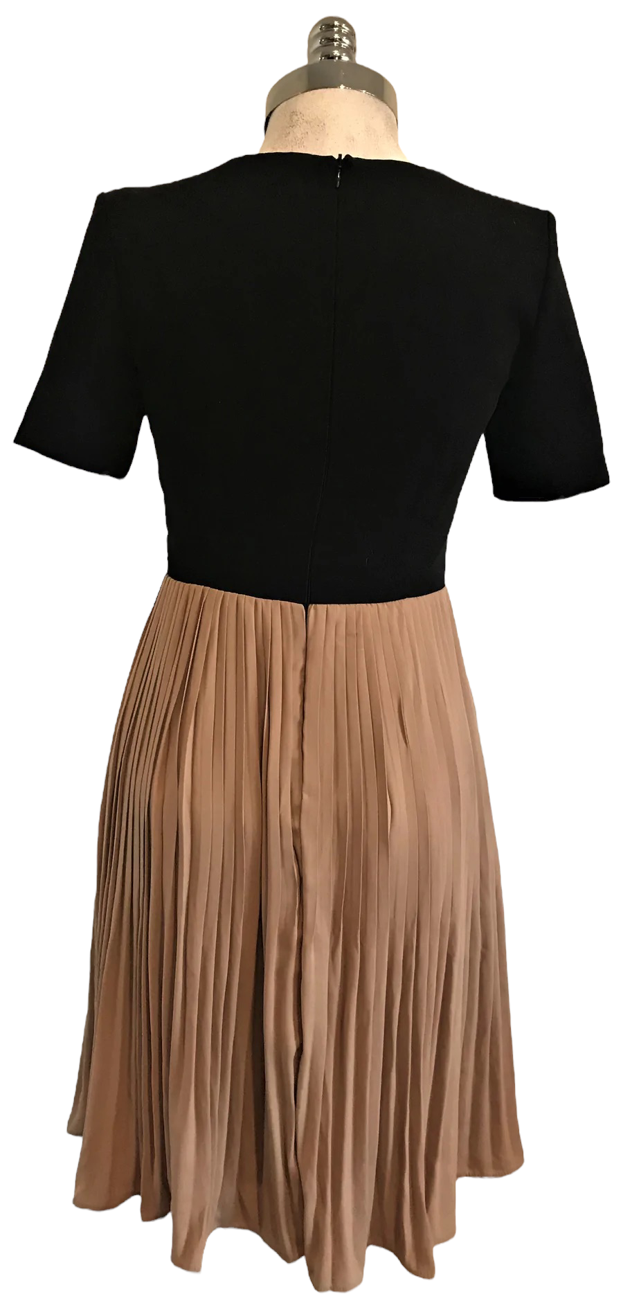 M31H-Black Tan midi dress 31C/26W