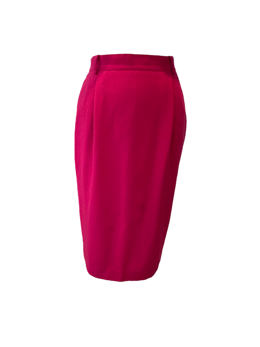 WS38- Fuchsia pencil skirt 30W