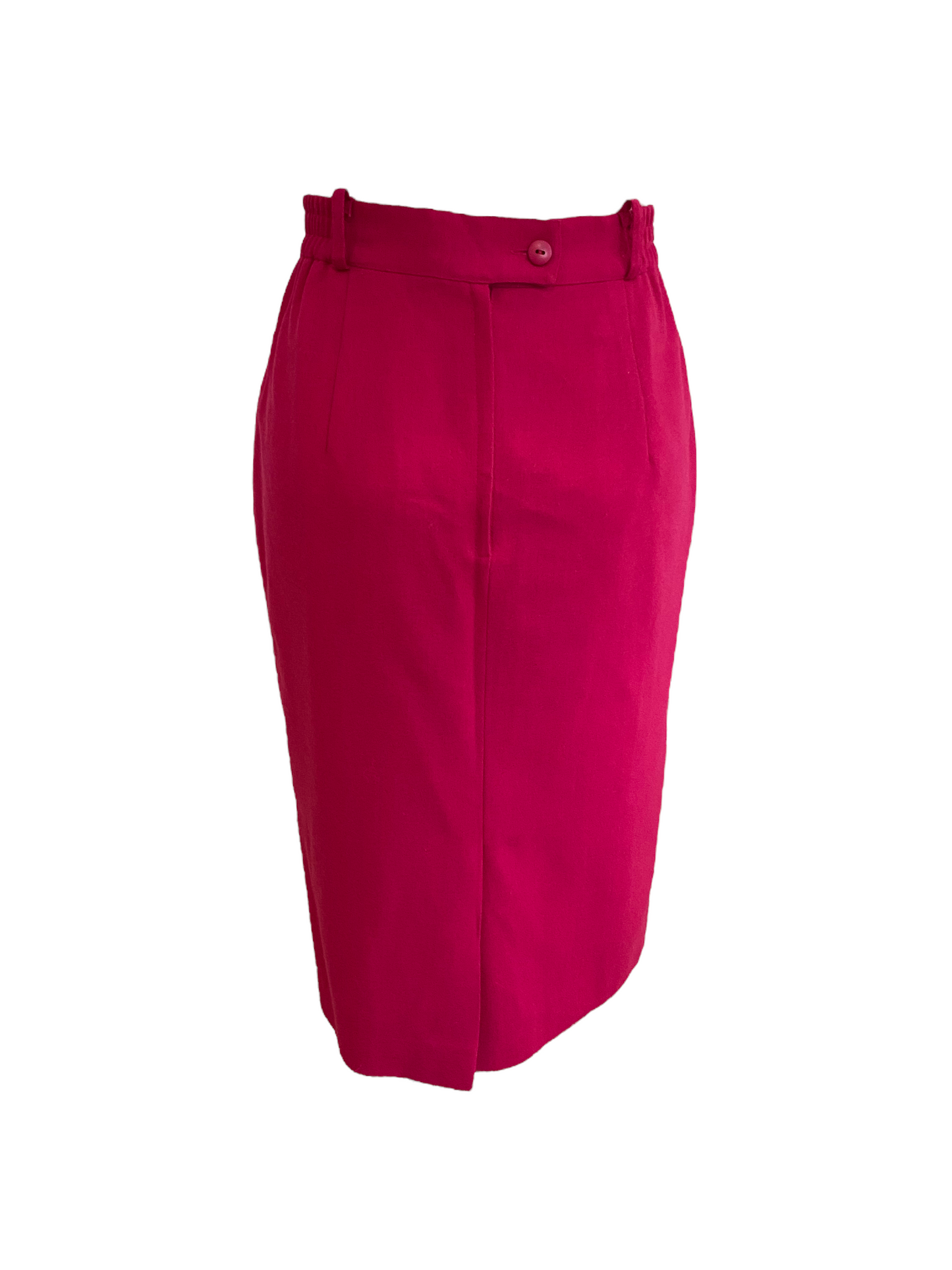 WS38- Fuchsia pencil skirt 30W