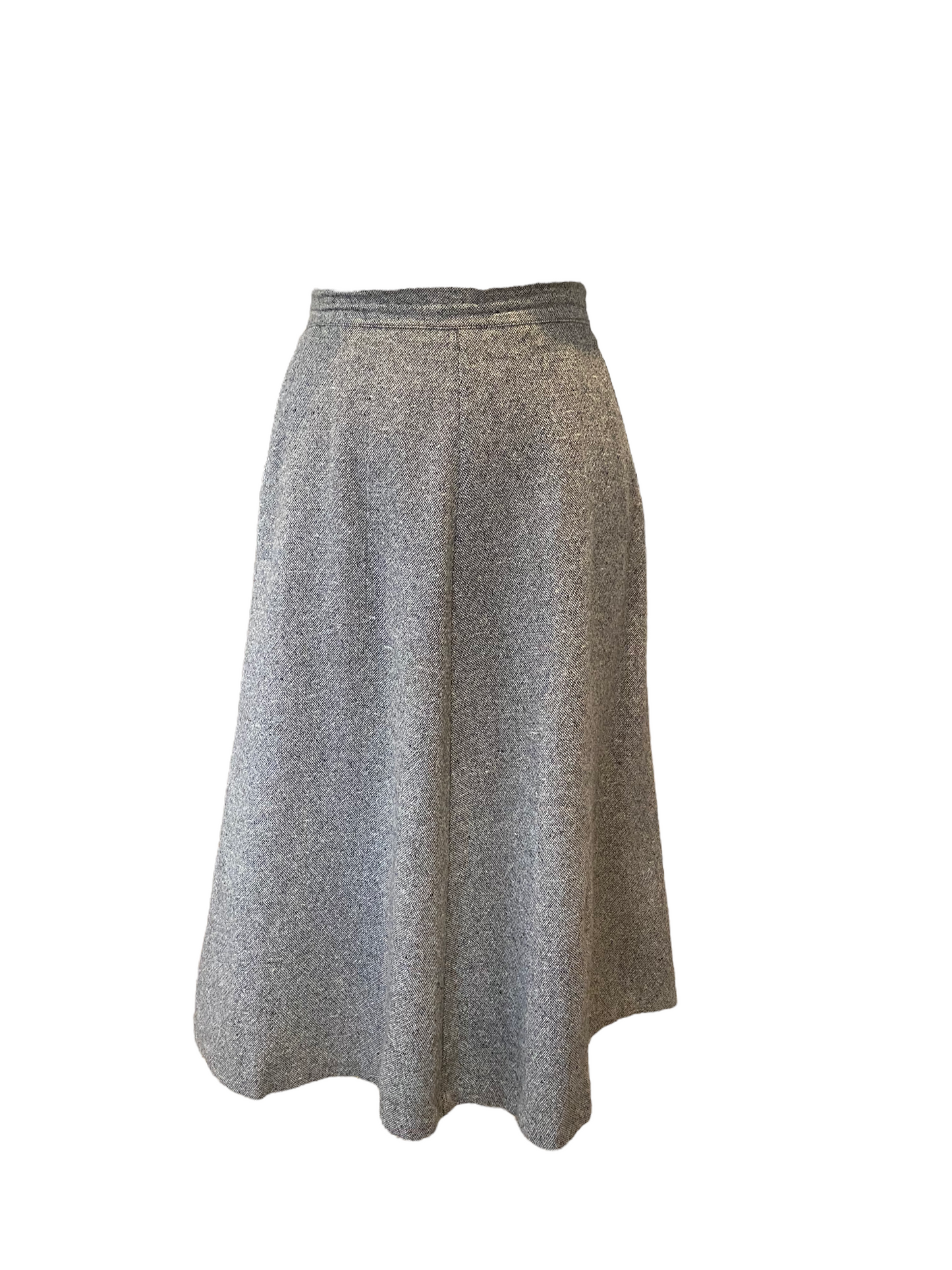 WS56- Grey tweed skirt 28W