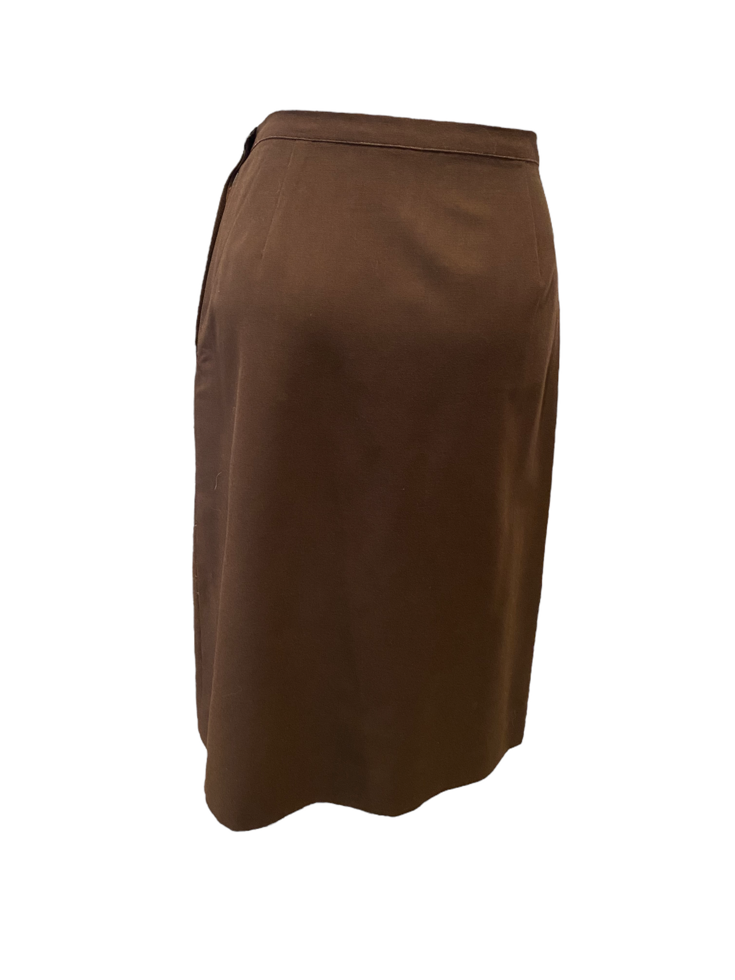 WS48- Brown Knee skirt 28W