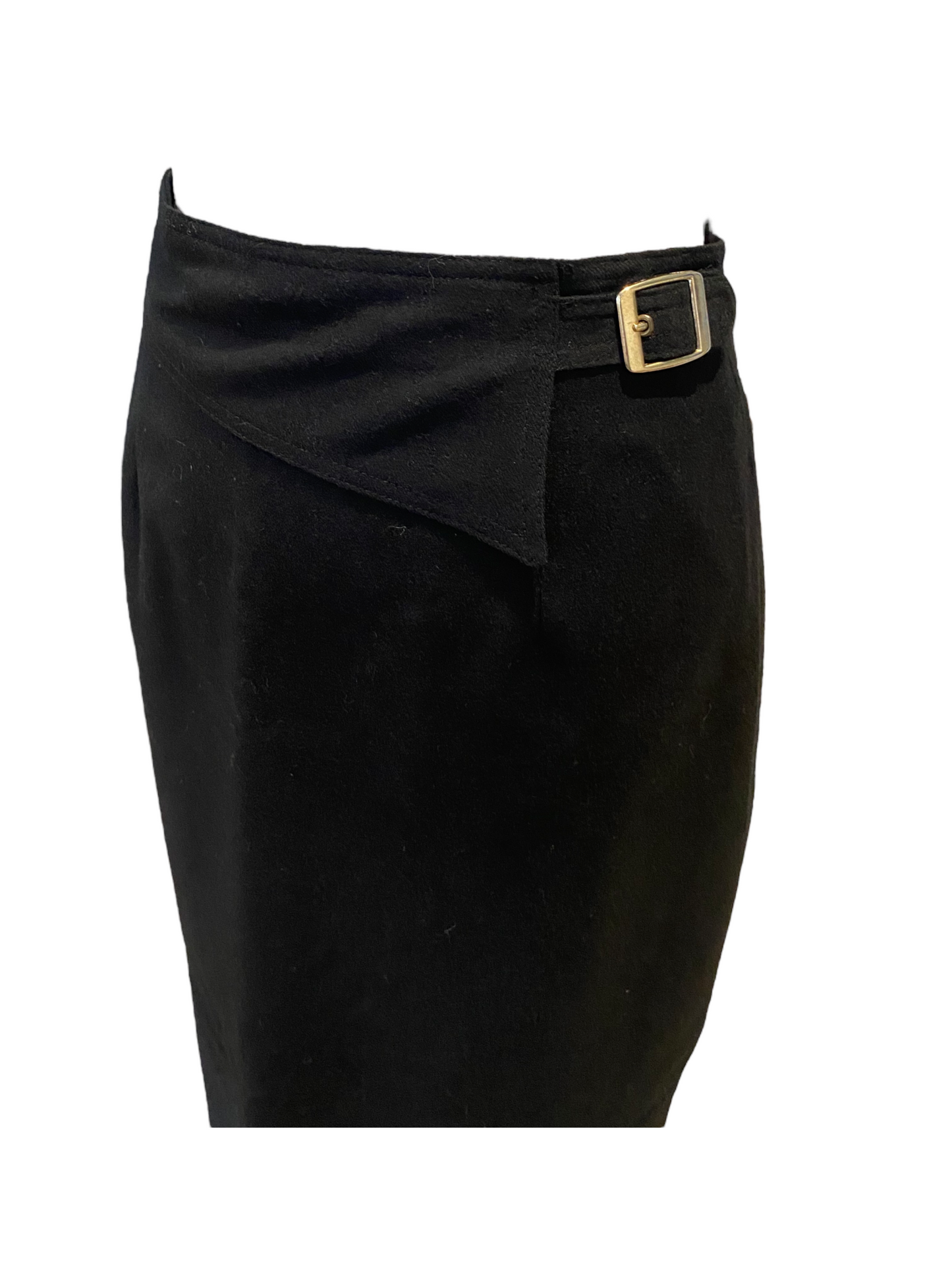 WS42-Black buckle skirt 28W