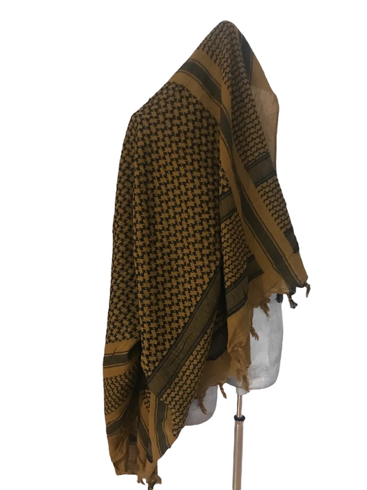 MA05-Gloden tan desert scarf