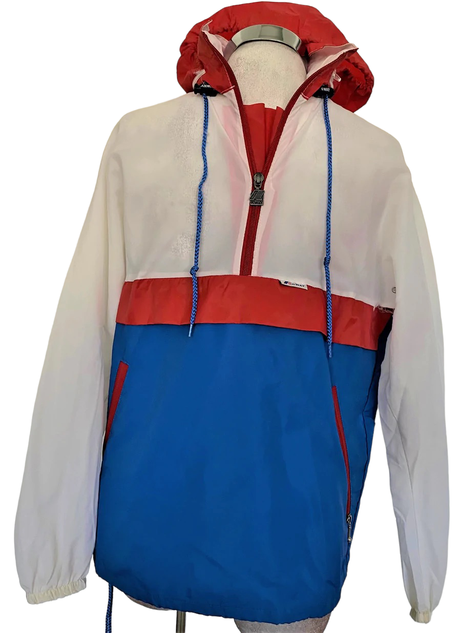 MLJ19- White, red and blue K-way 38C