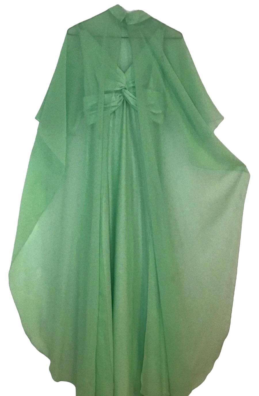 XL21- Mint green 2pc. xtra long dress 30C