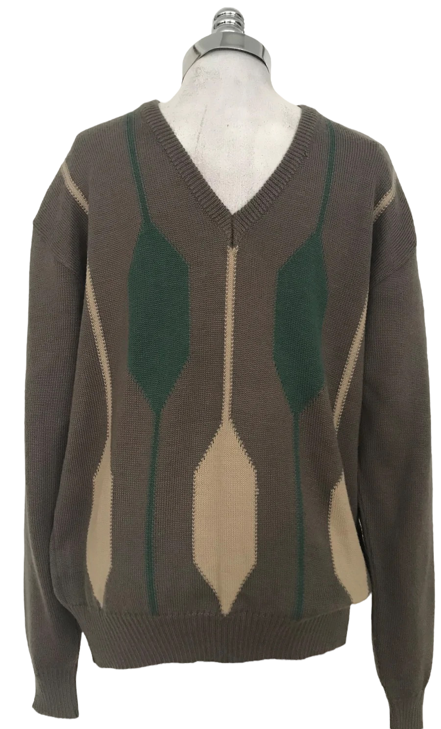 SW27- Khaki green sweater 42C