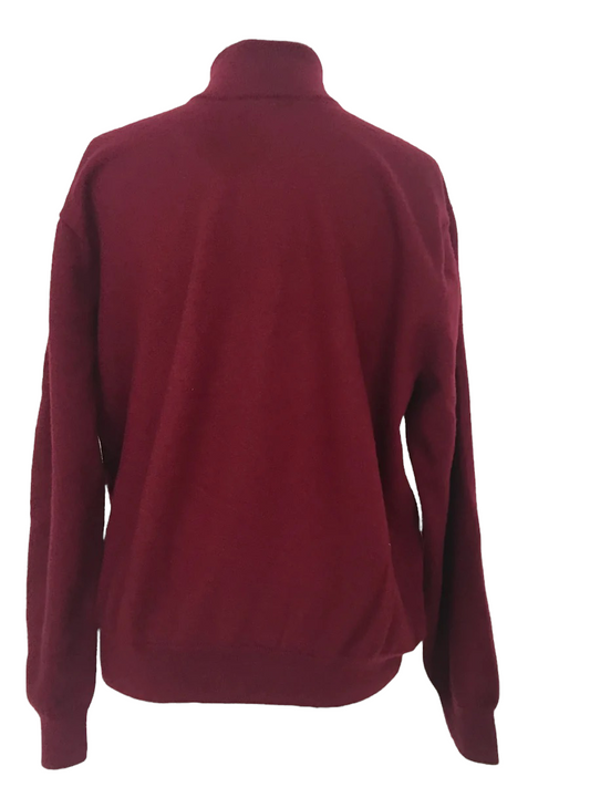 SW26-Wine mock sweater 44C