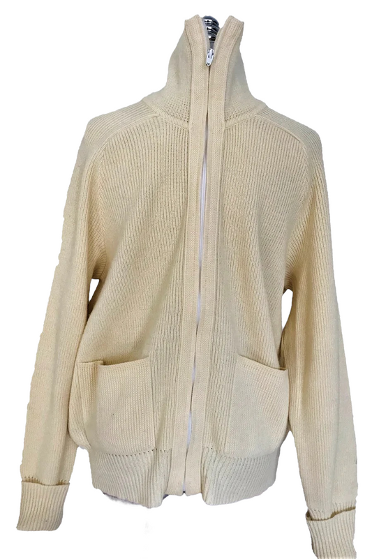 SC05- Cream zip cardigan 40-42C