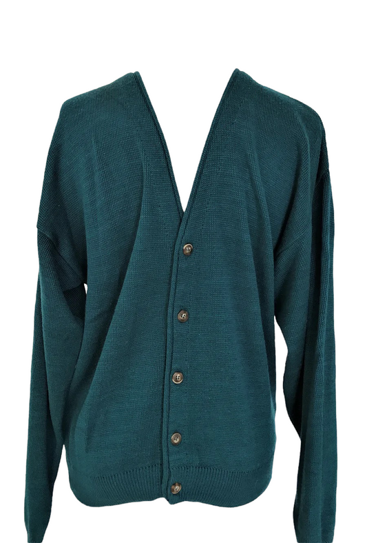 SC03- Teal knit cardigan 40-42C