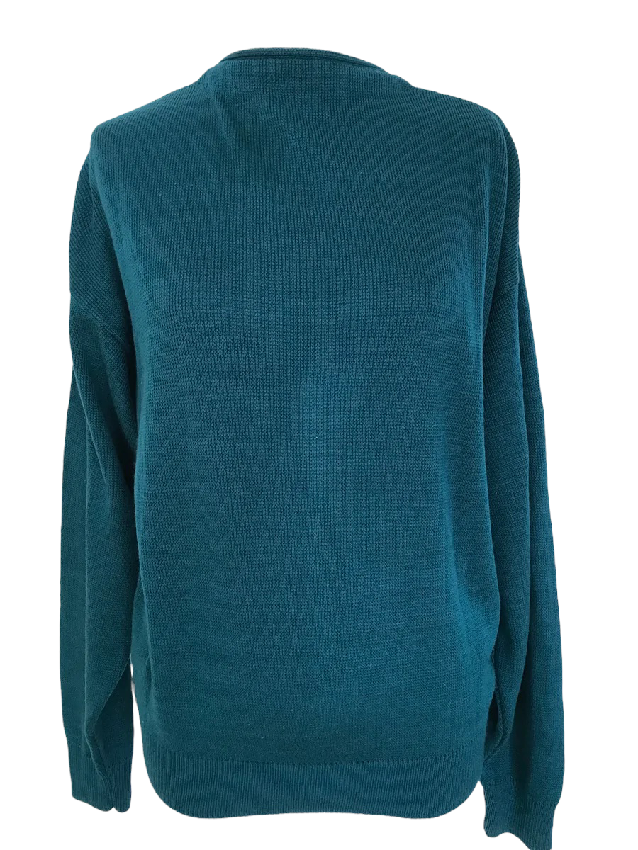 SC03- Teal knit cardigan 40-42C