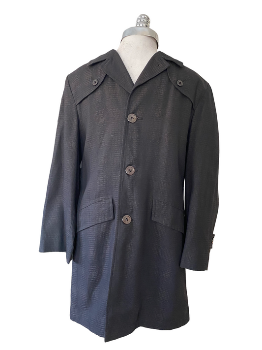 MLJ26- Brown Vintage trench coat 38C