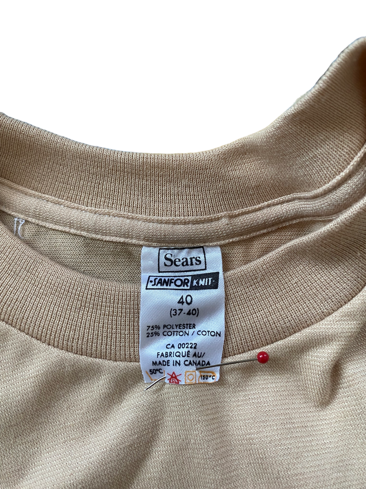 STS07- Vintage Tan Tshirt 36C