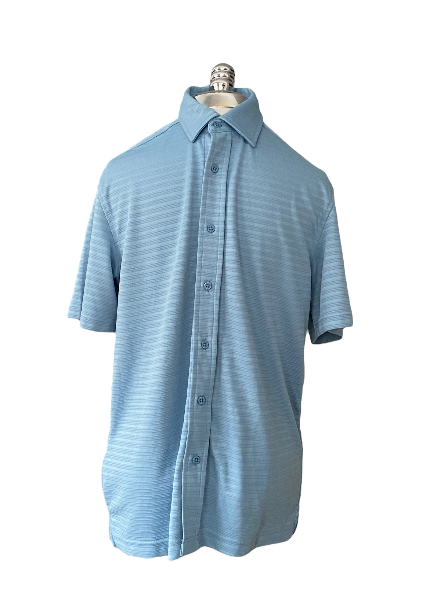 PSH05- Lt. Blue Poly button down 38C