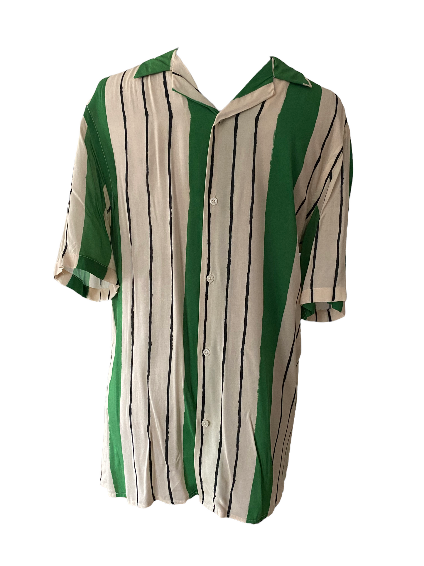 SH06-Cream with green striped shirt 37C