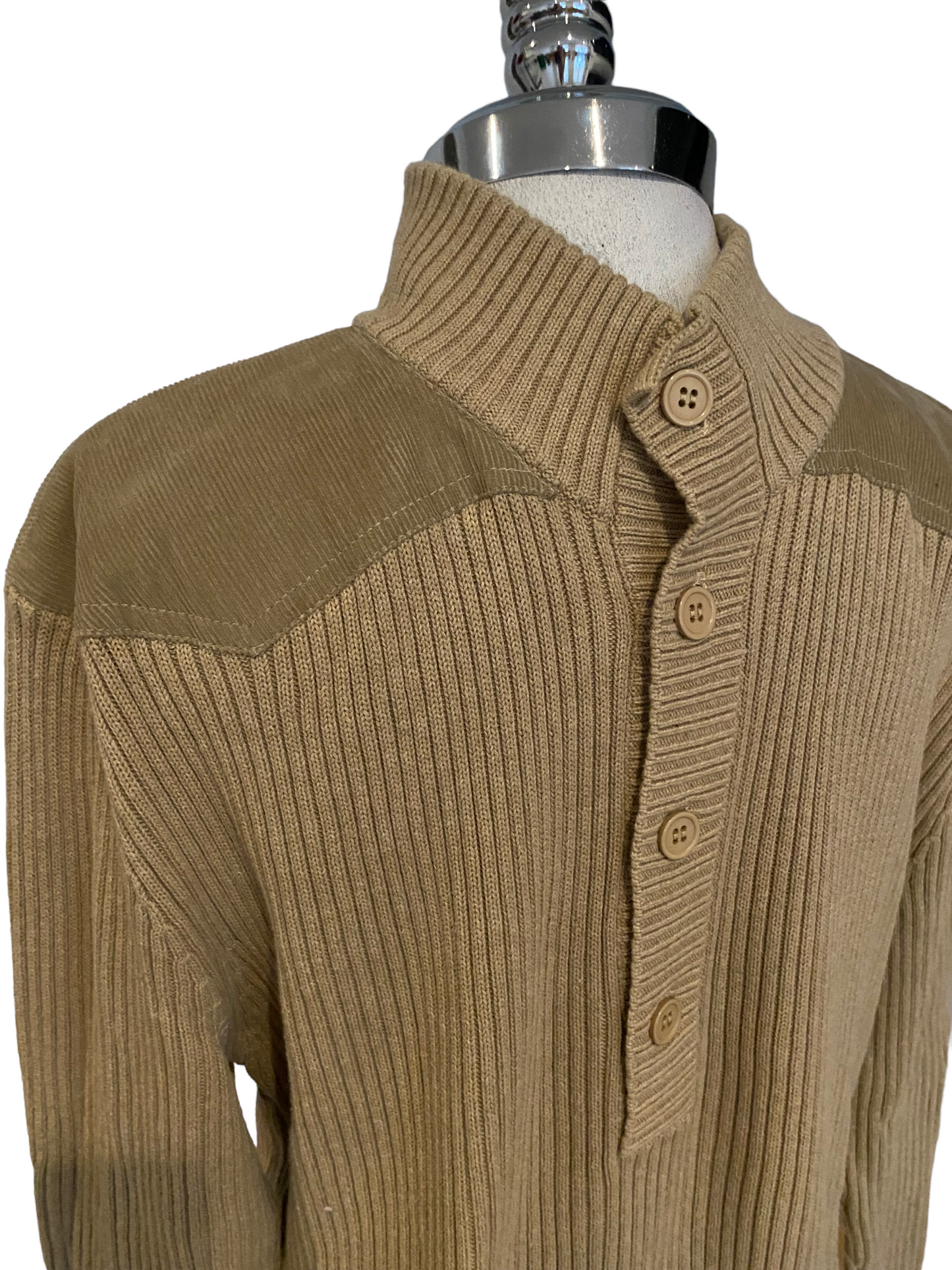 SW30- Camel corduroy sweater 40-42C